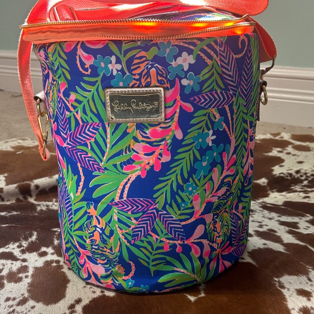 Lilly Pulitzer Vibrant Floral Cosmetic Bag